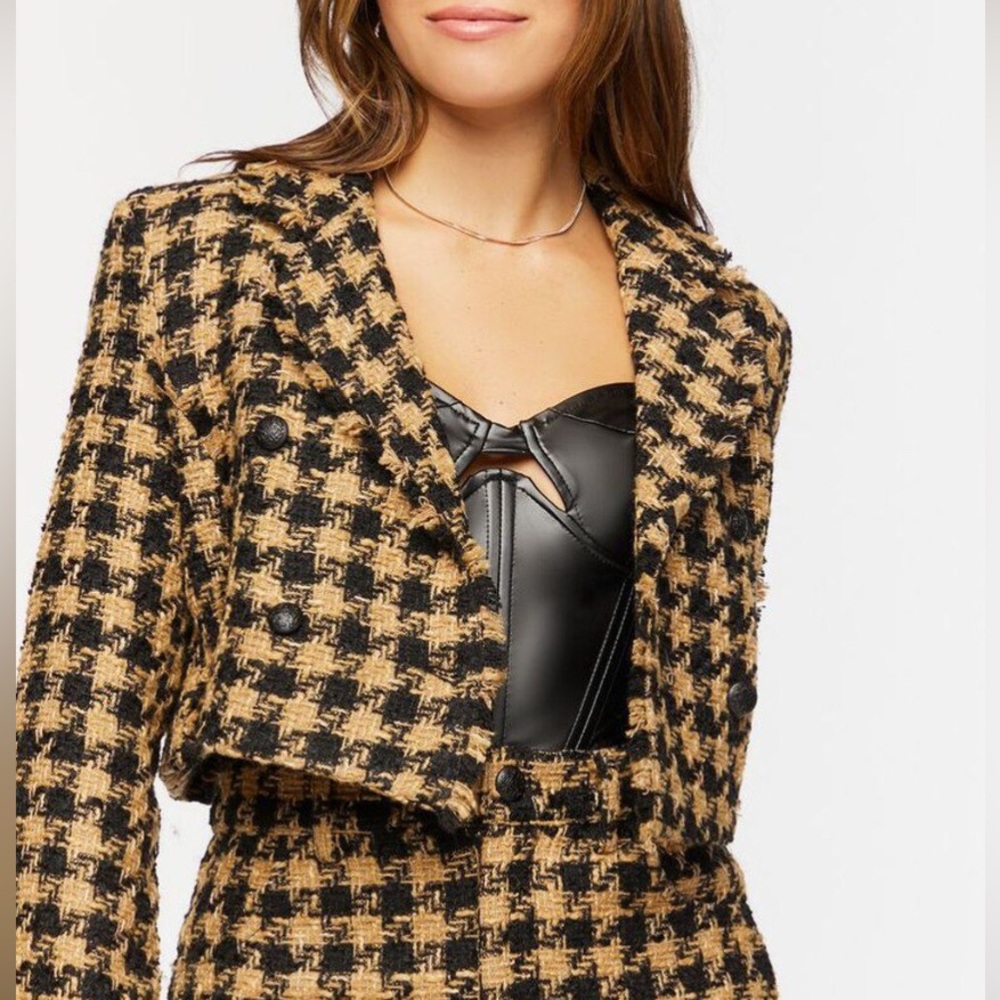 Tweed cropped Blazer